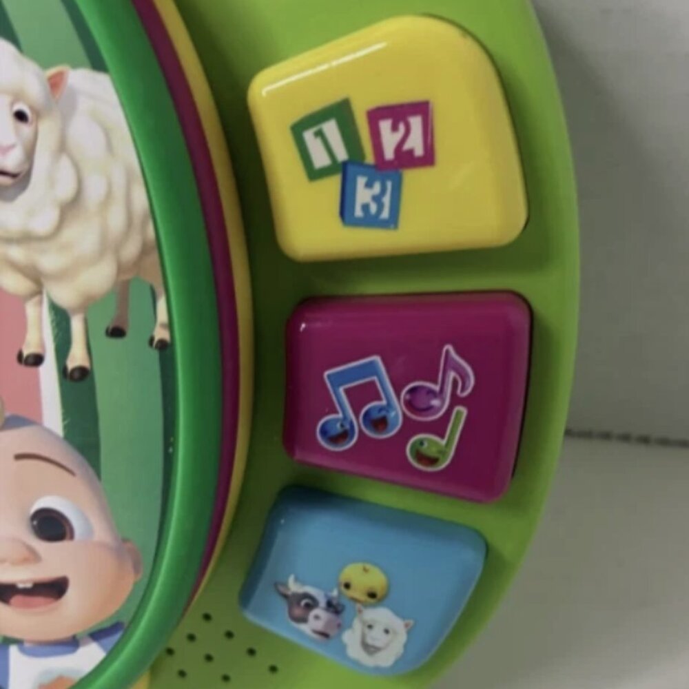 CoComelon MacDonald Farm Musical Electronic Learning Book - Picture 2 of 4